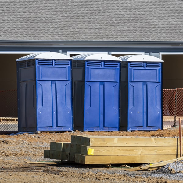 is there a specific order in which to place multiple portable restrooms in Lake Meredith Estates